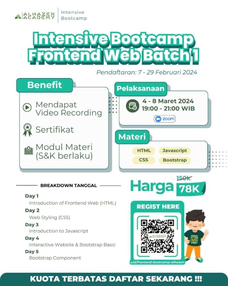 Alhazen Frontend Bootcamp Batch 1